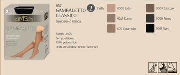 OMSA    057OM- 057om gambaletto donna  classico (set 2 pz) - Fratelli Parenti